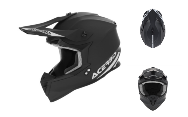 CASCO MOTO ACERBIS CROSS LINEAR 2206 NEGRO 2XL